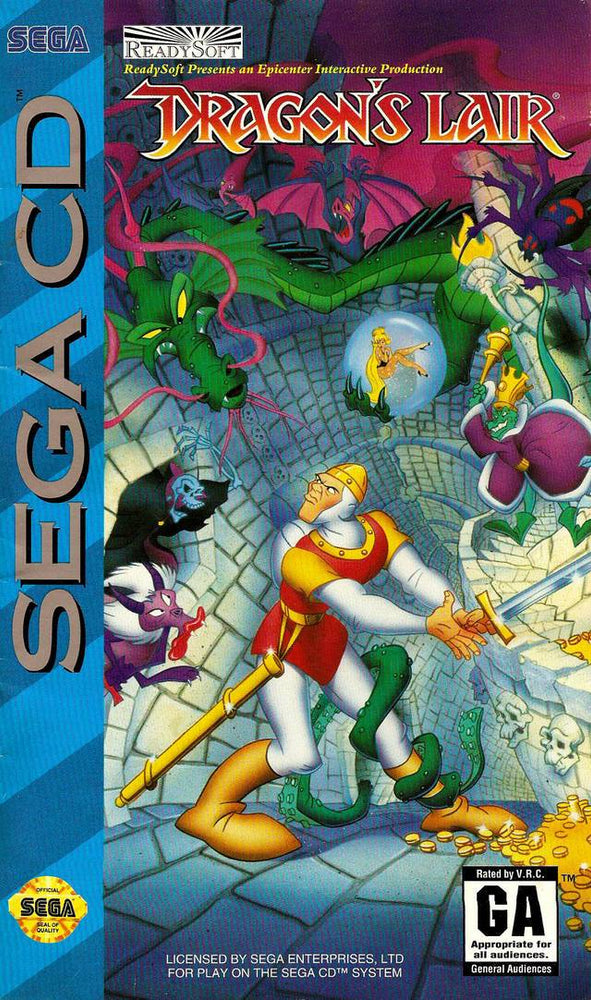 Dragon's Lair (Sega CD) (ONLINE ORDER ONLY)