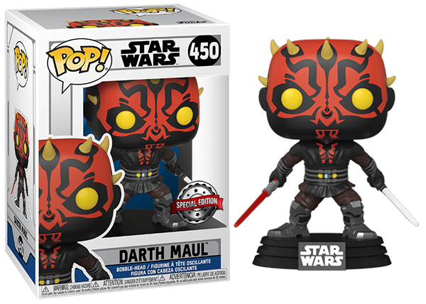 Darth Maul (w/ Darksaber & Lightsaber, Clone Wars) 450 - Special Edition Exclusive (Online Order Only)