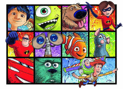 Puzzle: Disney Pixar - Splatter Art (ONLINE ORDER ONLY)