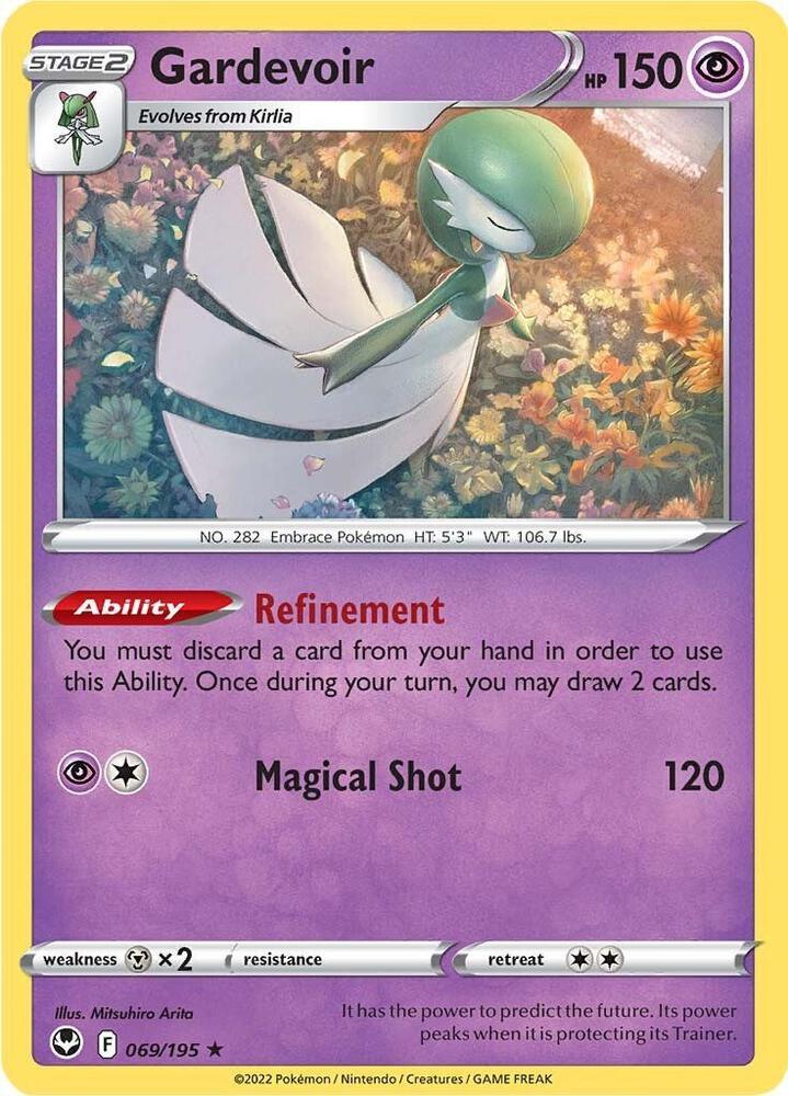 Gardevoir (069/195) [Theme Deck Exclusive] [Sword & Shield: Silver Tempest] (Online Only)