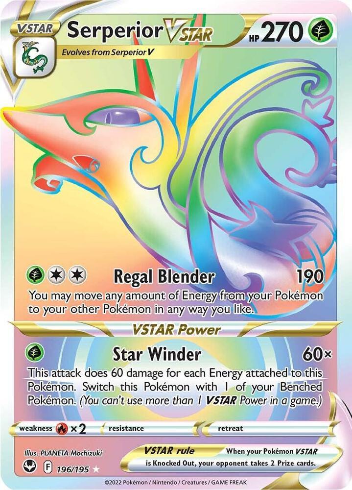 Serperior VSTAR (196/195) [Sword & Shield: Silver Tempest] (Online Only)