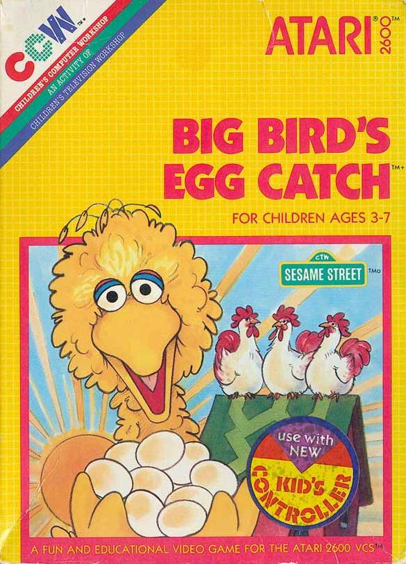 Big Bird's Egg Catch (Atari 2600) (Online Order Only)