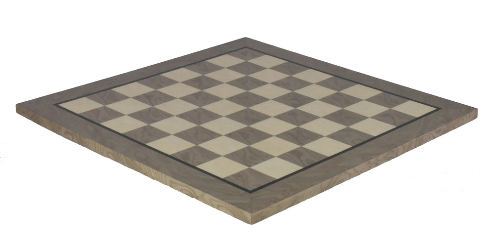 Chess Board - 17" Grey & Ivory wide frame Chess Board (ONLINE ORDER ONLY)