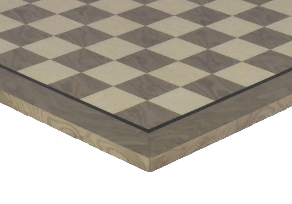Chess Board - 17" Grey & Ivory wide frame Chess Board (ONLINE ORDER ONLY)