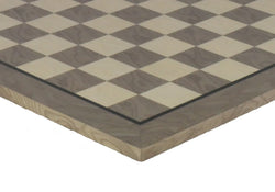Chess Board - 17" Grey & Ivory wide frame Chess Board (ONLINE ORDER ONLY)