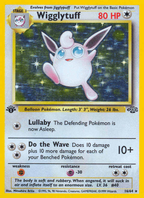 Wigglytuff (16/64) [Jungle 1st Edition] (Online Only)