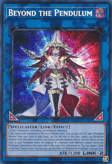 Beyond the Pendulum [MP23-EN087] Prismatic Secret Rare (ONLINE ORDER ONLY)
