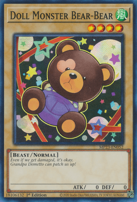 Doll Monster Bear-Bear [MP23-EN052] Super Rare (ONLINE ORDER ONLY)