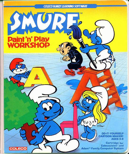 Smurf: Paint 'n' Play Workshop (Colecovision) (Online Only)