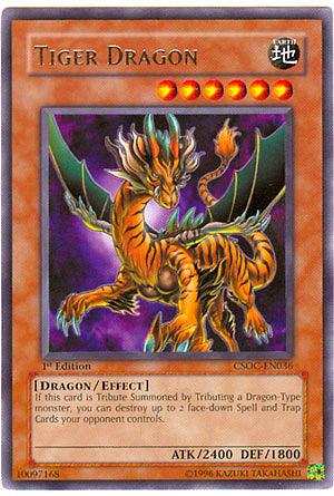 Tiger Dragon [CSOC-EN036] Rare (ONLINE ORDER ONLY)