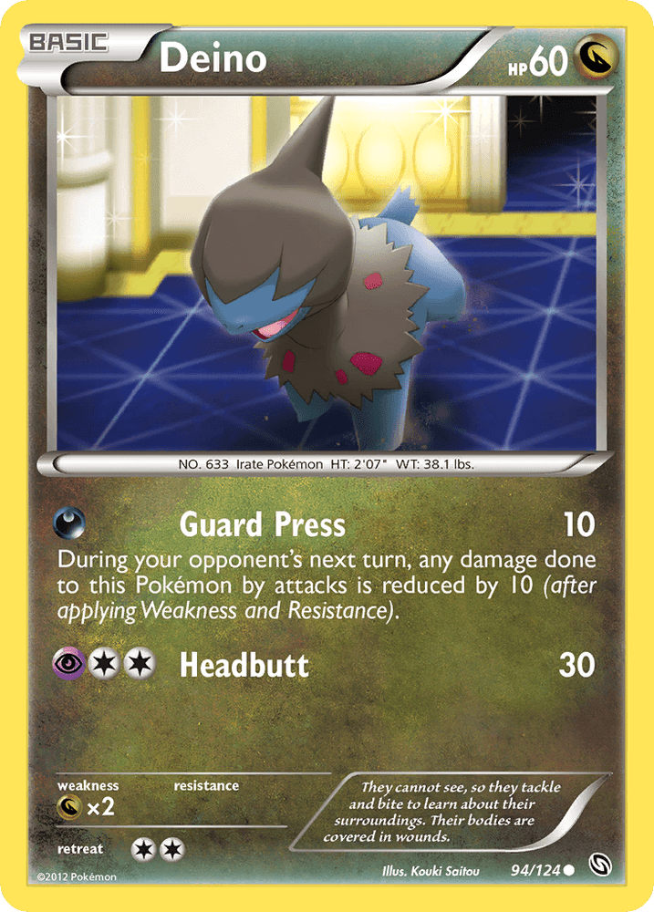 Deino (94/124) [Black & White: Dragons Exalted] (Online Only)