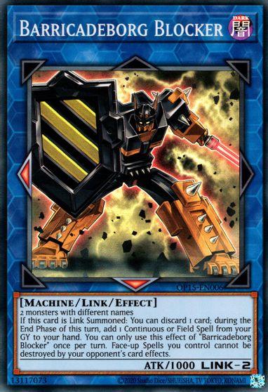 Barricadeborg Blocker [OP15-EN006] Super Rare (ONLINE ORDER ONLY)