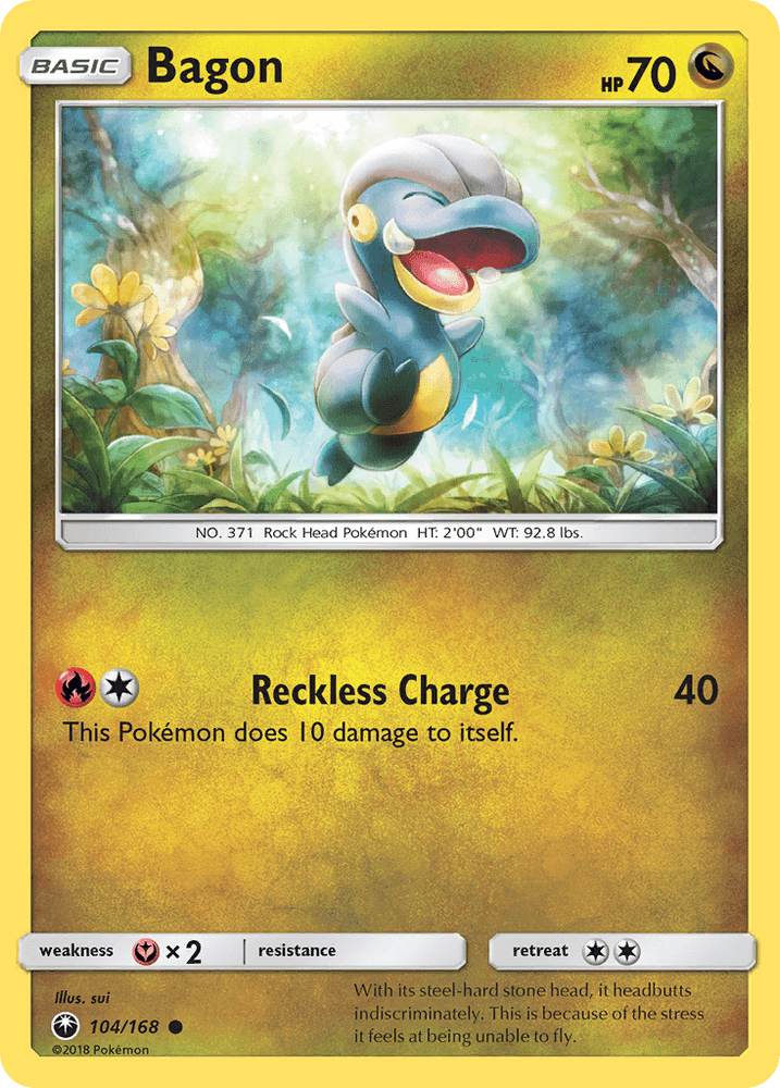 Bagon (104/168) [Sun & Moon: Celestial Storm] (Online Only)