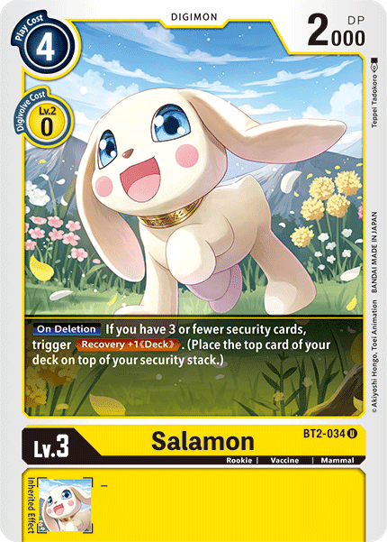 Salamon [BT2-034] [Release Special Booster Ver.1.5] (ONLINE ORDER ONLY)