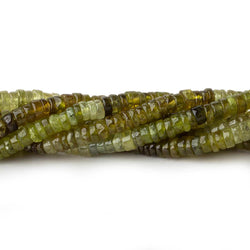 4.5mm Shaded Grossular Garnet plain heshi beads 14 inch 175 pieces (ONLINE ORDER ONLY)