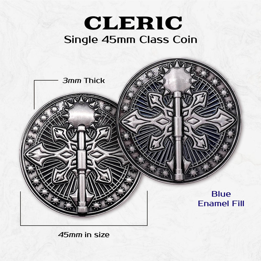 Cleric - Single 45mm Class Coins (ONLINE ORDER ONLY)