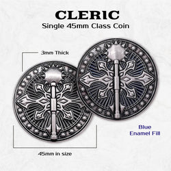 Cleric - Single 45mm Class Coins (ONLINE ORDER ONLY)