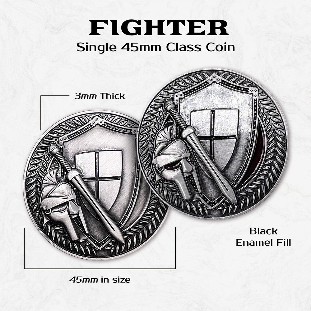 Fighter - Single 45mm Class Coins (ONLINE ORDER ONLY)