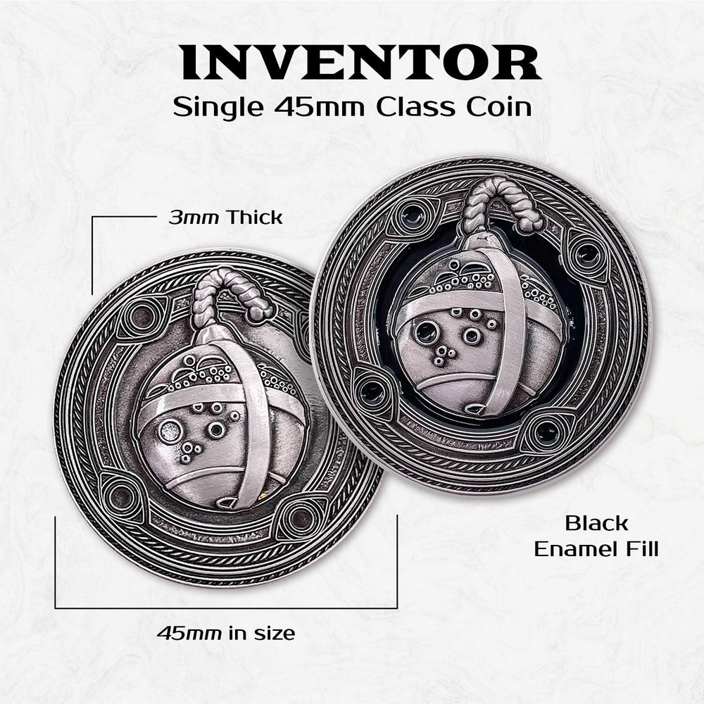 Inventor - Single 45mm Class Coins (ONLINE ORDER ONLY)
