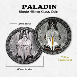 Paladin - Single 45mm Class Coins (ONLINE ORDER ONLY)