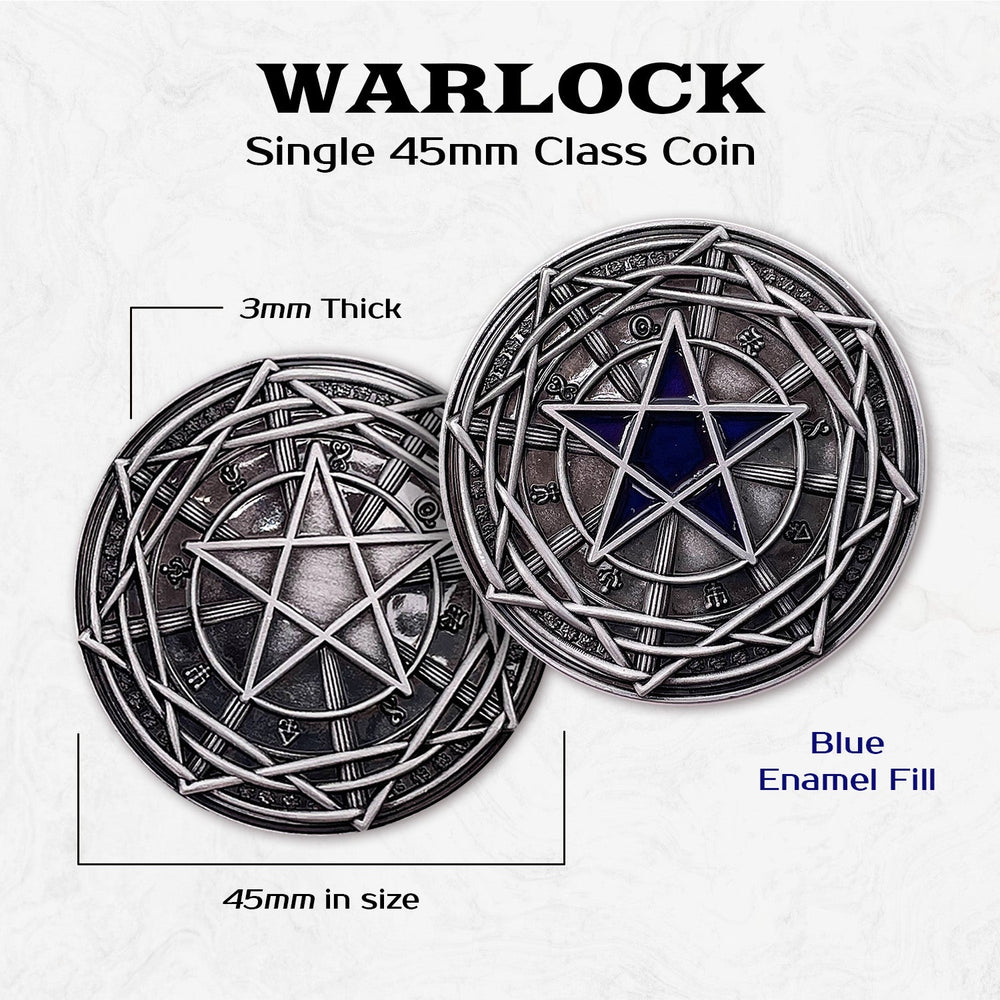 Warlock - Single 45mm Class Coins (ONLINE ORDER ONLY)