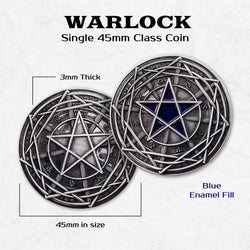 Warlock - Single 45mm Class Coins (ONLINE ORDER ONLY)