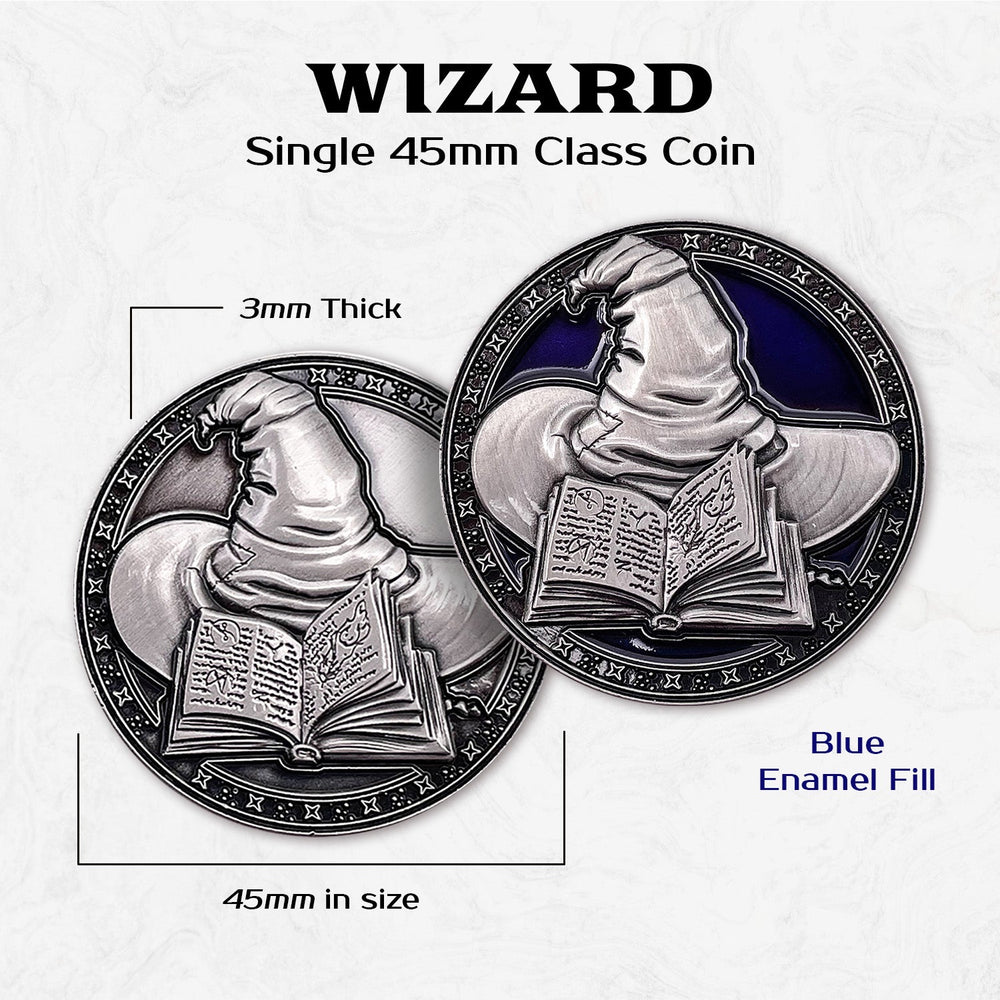 Wizard - Single 45mm Class Coins (ONLINE ORDER ONLY)
