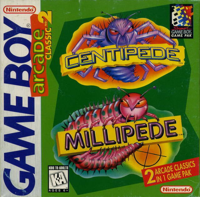 Arcade Classic No. 2: Centipede / Millipede (Gameboy) (Online Only)