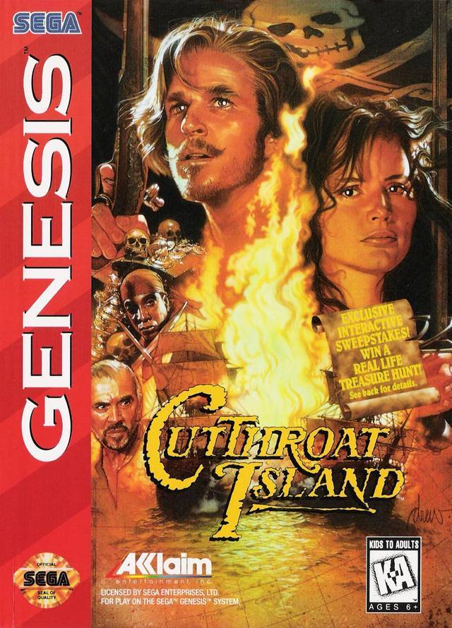 Cutthroat Island (Sega Genesis) (ONLINE ORDER ONLY)