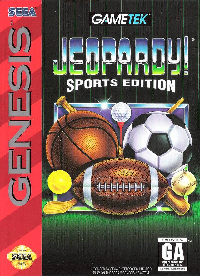 Jeopardy! Sports Edition (Sega Genesis) (ONLINE ORDER ONLY)