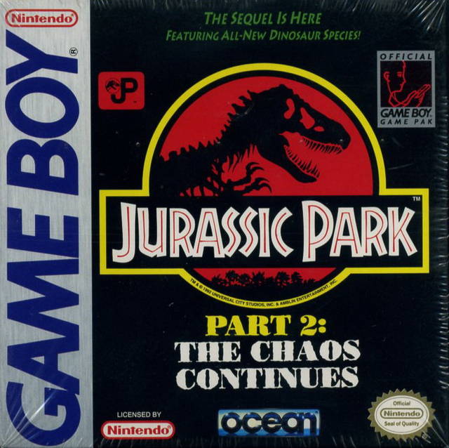 Jurassic Park 2: The Chaos Continues (Gameboy) (ONLINE ORDER ONLY)