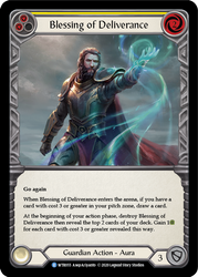 Blessing of Deliverance (Yellow) [U-WTR055] (Welcome to Rathe Unlimited)  Unlimited Rainbow Foil - Anime Imports LLC