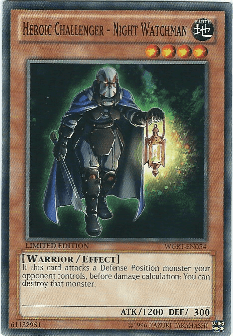 Heroic Challenger - Night Watchman [WGRT-EN054] Common (ONLINE ORDER ONLY)