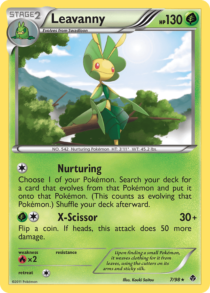 Leavanny (7/98) [Black & White: Emerging Powers] (Online Only)