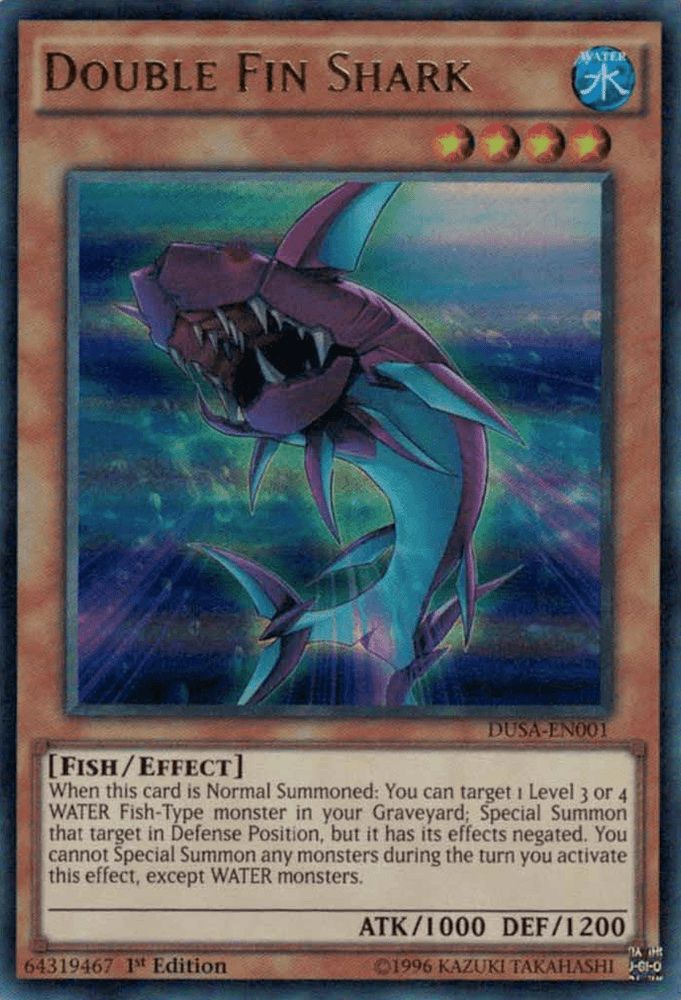 Double Fin Shark [DUSA-EN001] Ultra Rare (ONLINE ORDER ONLY)