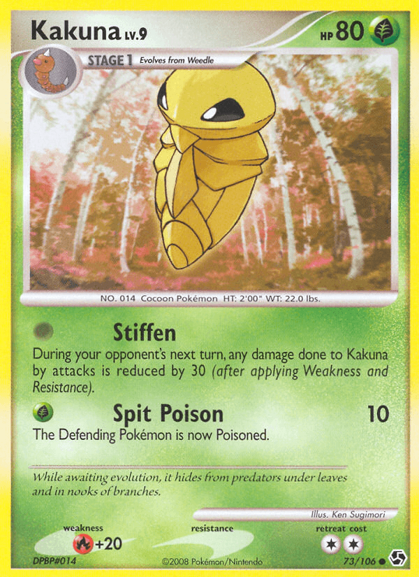 Kakuna (73/106) [Diamond & Pearl: Great Encounters] (Online Only)