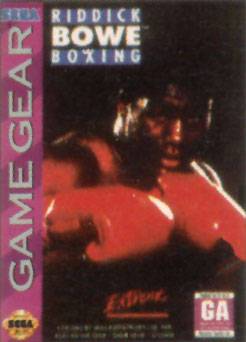 Riddick Bowe Boxing (Sega Game Gear) (ONLINE ORDER ONLY)