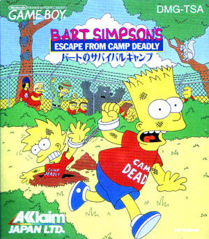 Bart Simpson's Escape from Camp Deadly [Japan Import] (Gameboy Color) (ONLINE ORDER ONLY)