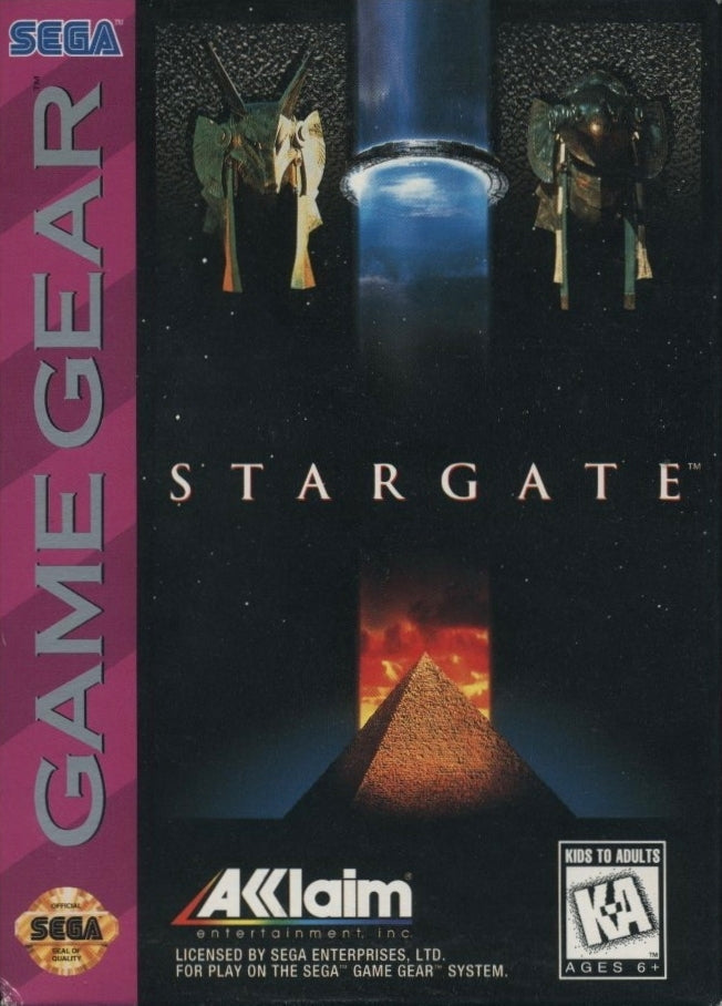 Stargate (Sega Game Gear) (ONLINE ORDER ONLY)