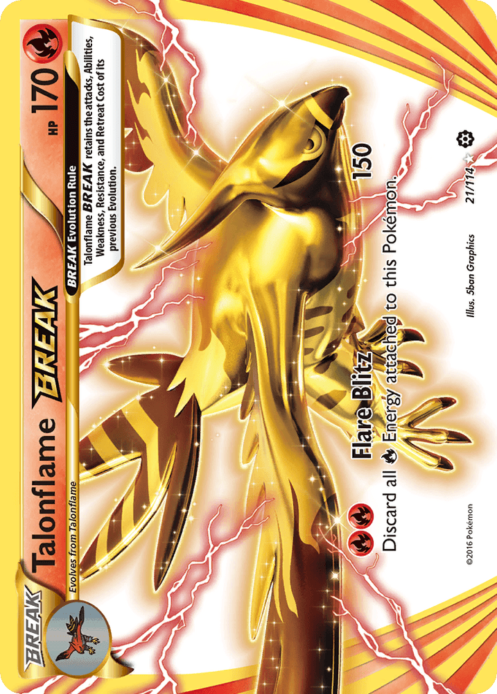 Talonflame BREAK (21/114) [XY: Steam Siege] (Online Only)