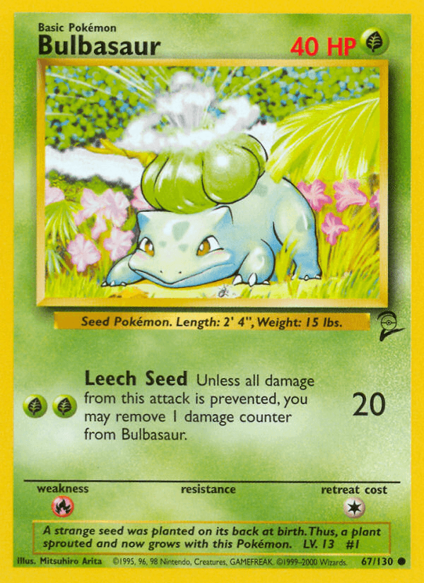 Bulbasaur (67/130) [Base Set 2] (Online Only)