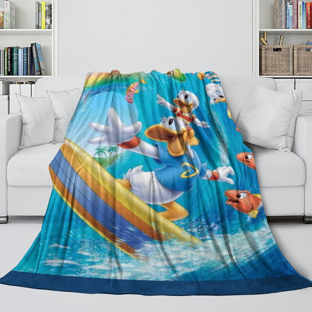 Donald Duck Blanket Flannel Fleece Throw Room Decoration (Online Order Only)