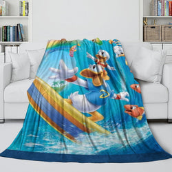 Donald Duck Blanket Flannel Fleece Throw Room Decoration (Online Order Only)