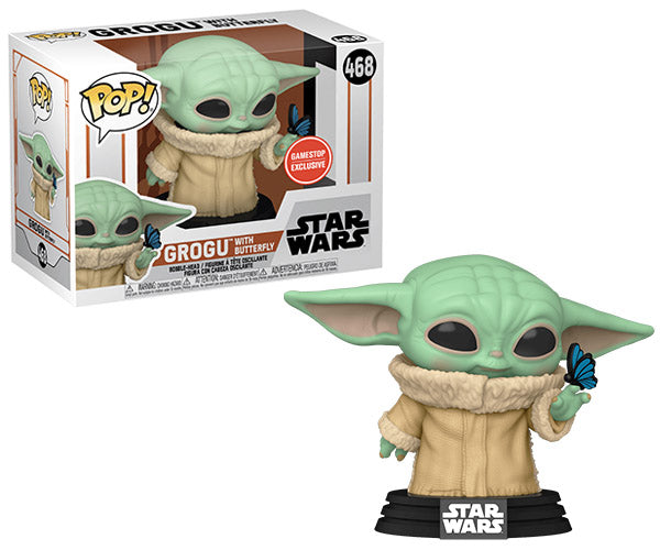 Grogu (w/ Butterfly, Mandalorian) 468 - GameStop Exclusive (Online Order Only)