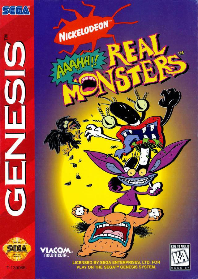 AAAHH Real Monsters (Sega Genesis) (ONLINE ORDER ONLY)