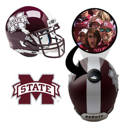 MSU Bulldogs College Football Collectible Mini Helmet - Picture Inside - FANZ Collectibles (Online Order Only) (ONLINE ORDER ONLY)