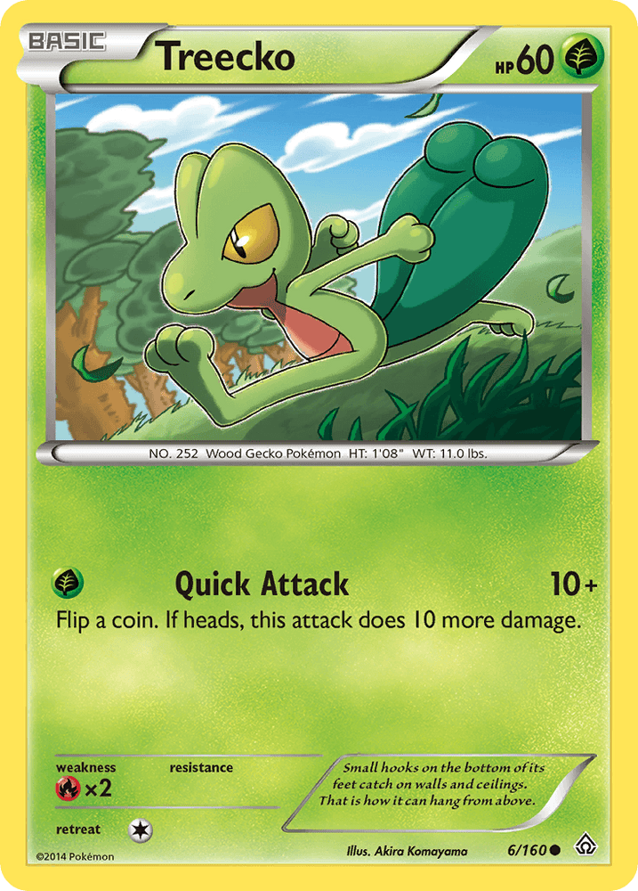 Treecko (6/160) [XY: Primal Clash] (Online Only)