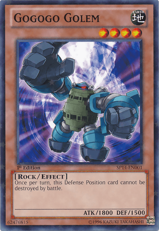 Gogogo Golem [SP14-EN001] Starfoil Rare (ONLINE ORDER ONLY)