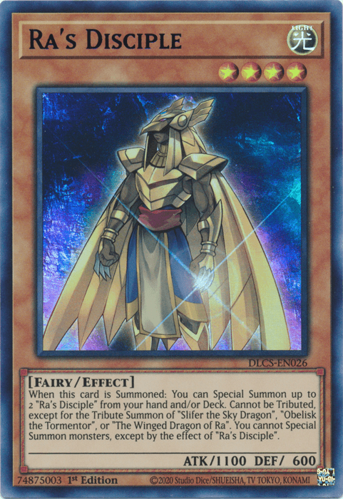 Ra's Disciple (Blue) [DLCS-EN026] Ultra Rare (ONLINE ORDER ONLY)