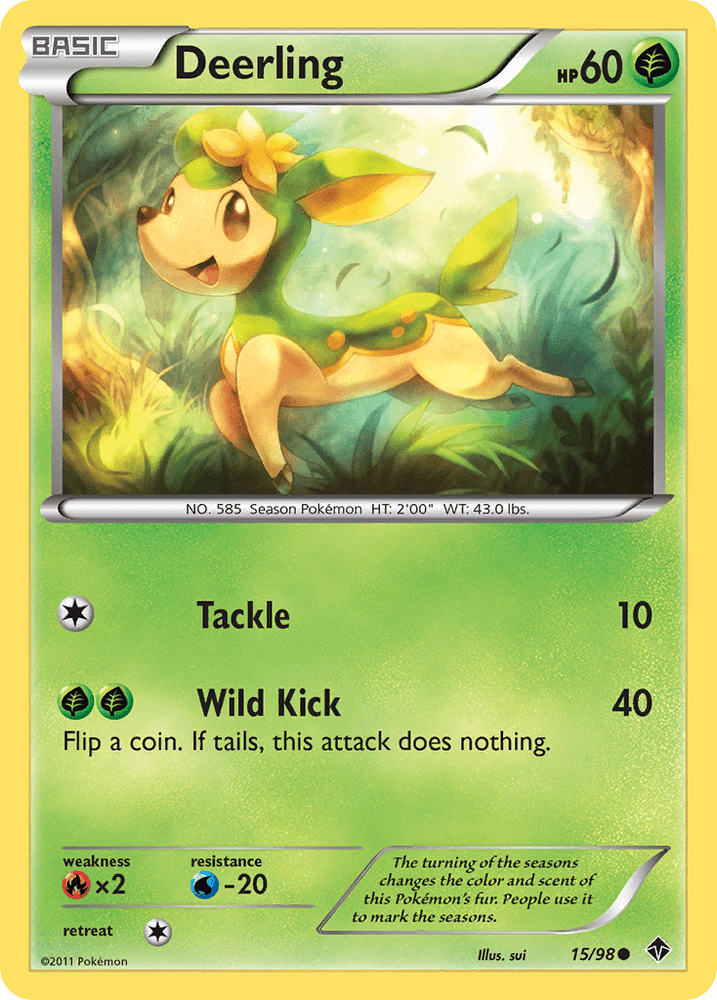 Deerling (15/98) [Black & White: Emerging Powers] (Online Only)